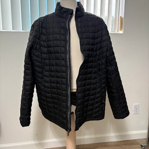 Ben Sherman Men’s Black Lightweight Puffer Coat Jacket Full Zip Big and Tall 2XL - Picture 1 of 5